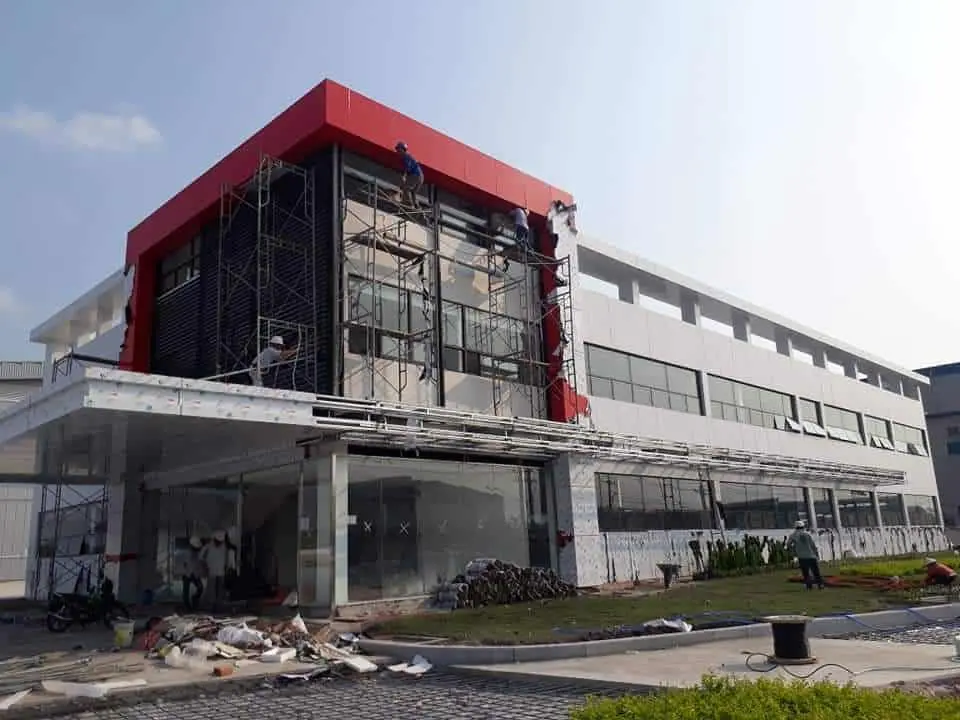Tấm ốp mặt dựng alu